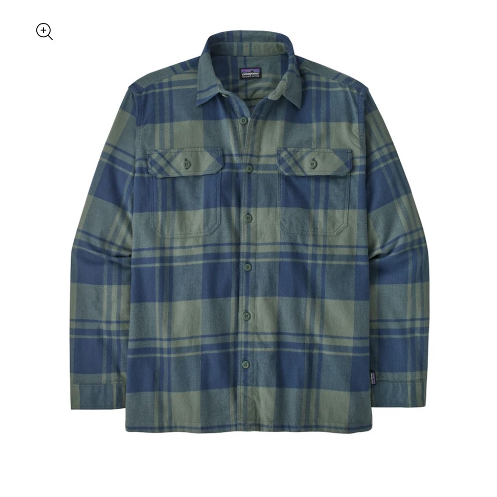 🚨 LAST CALL 🚨 Men’s Patagonia Blue and Green Plaid Casual Button Down Shirt